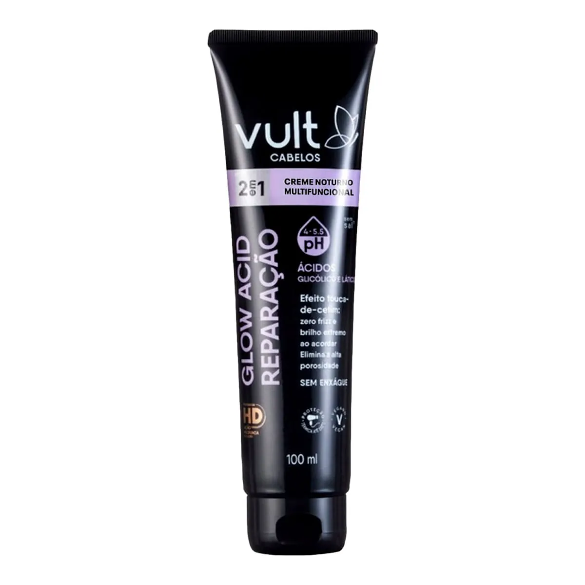Finalizador Multifuncional Vult Cabelos Glow Acid Reparação Bisnaga 100ml