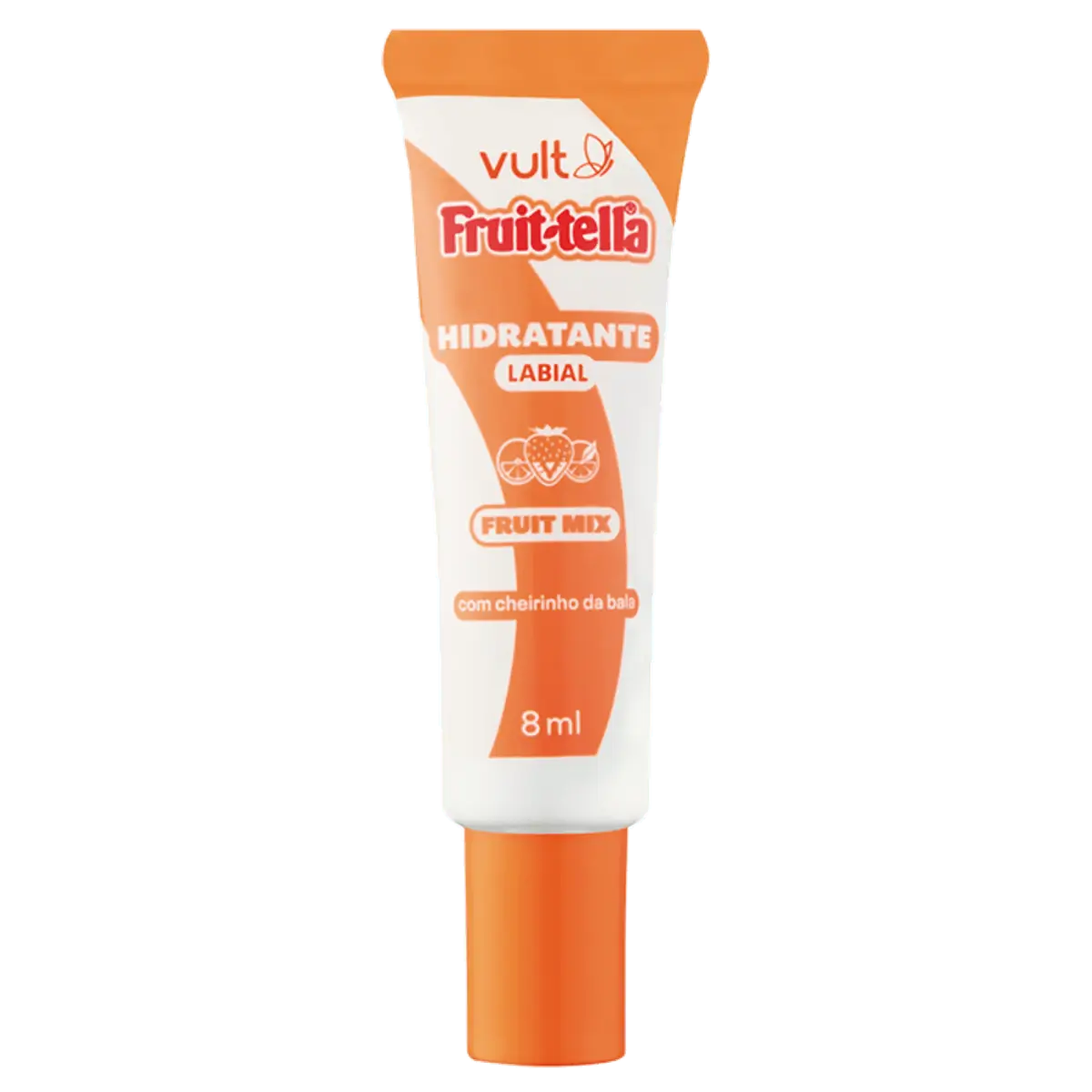 Hidratante Labial Fruit Mix Perolado Vult Fruit Tella Caixa 8ml