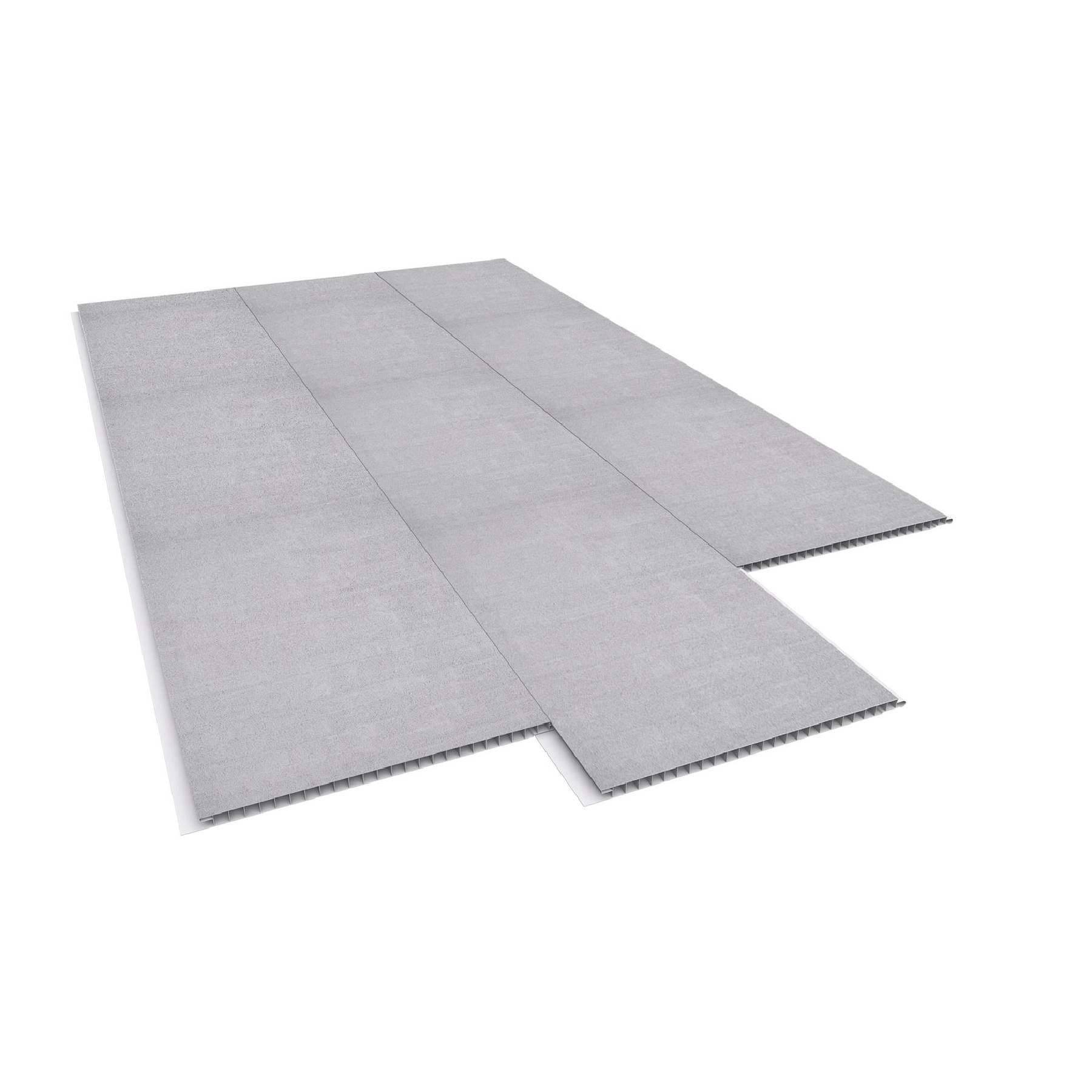 Painel de PVC para Revestimento 4mm Concreto 25x270cm Incident Plasbil - Metro m²
