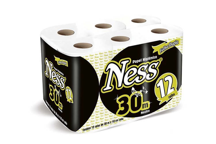 Papel Higienico Ness Folha Dupla 30m