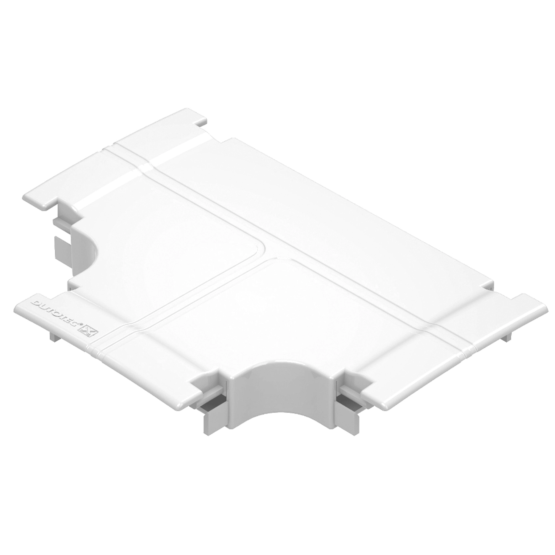 Derivacao Tipo T Pressao Abs P/canaleta 53mm Branca Dutotec X Dutotec