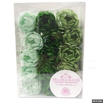 Form Princesa C/ 30 Tons Verdes Decora Doces