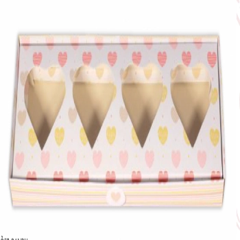 Caixa Coracao Candy Tradicional 4cv Decora