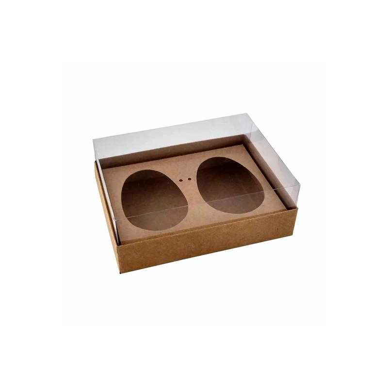 Caixa Ovo C/2 100g Kraft Decora Doces