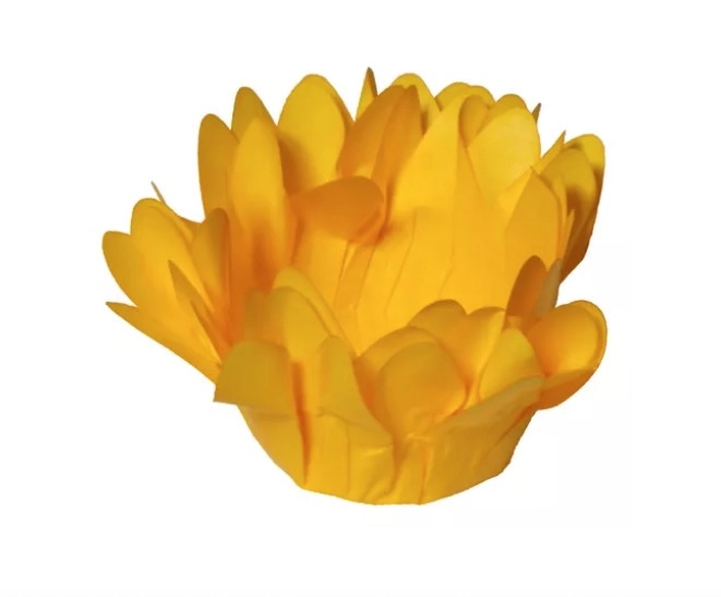 Forminha Madri Amarelo Vivo 30un Decora Doces