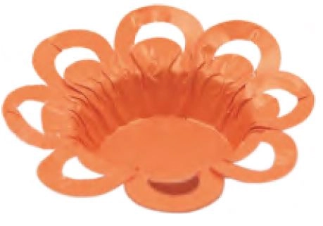 Forminha Miosotis Premium Laranja C/50 Decora
