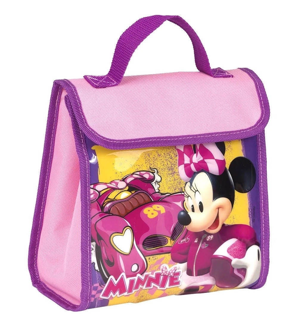 Kit Mochila Lancheira Estojo Minnie 065474 065475 065476 Sestini