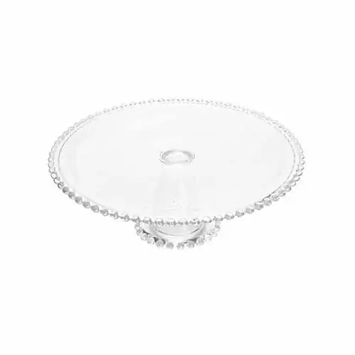 Prato P/ Bolo Cristal Points - 31,5Cm - Studio Crystal
