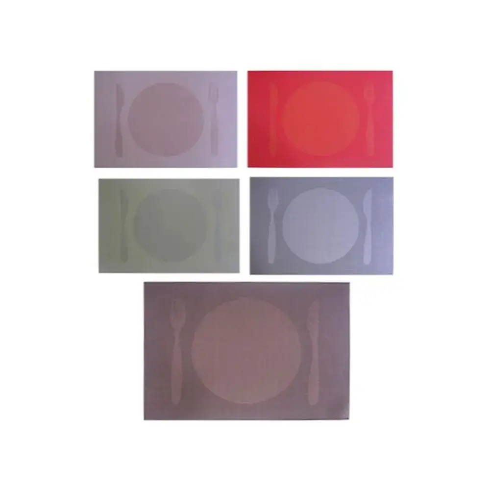 Toalha Americano Pvc Prato C Talheres 30x45cm