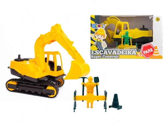 Brinquedo Kendy Escavadeira Super Construir