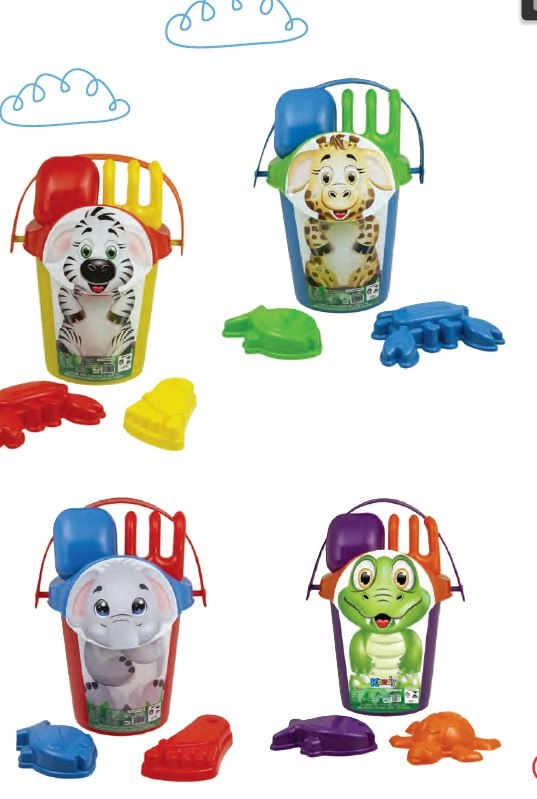 Balde De Praia Baby Ref.bq0854s Kendy