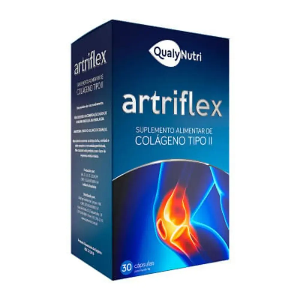 Artriflex Colágeno Tipo 2 Qualy Nutri 40mg c/30 Cápsulas