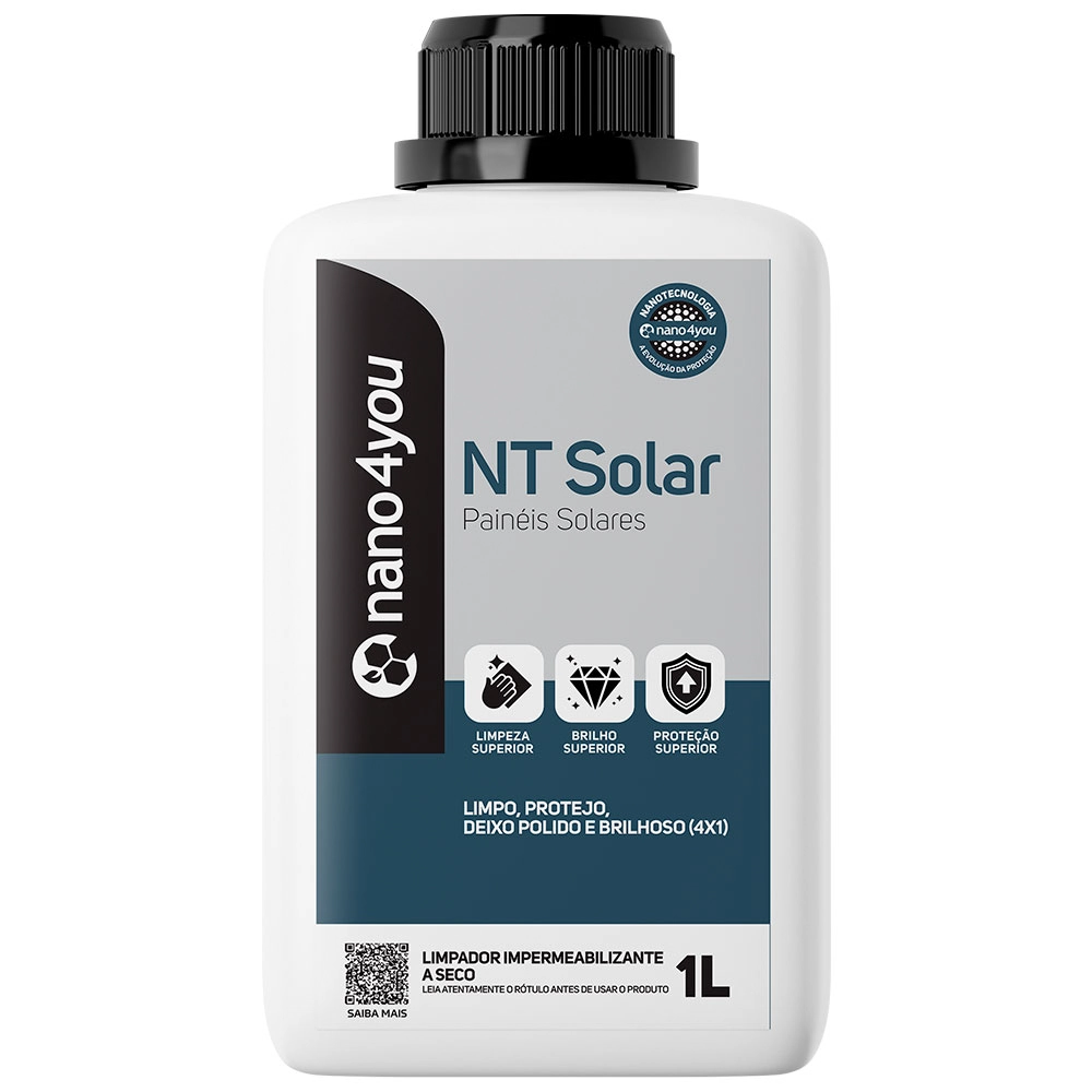 Nt70 Solar Placa De Energia Proteção Limpeza Protege Contra Poluição Umidade Maresia Fuligem 1 Litro - Nano4you
