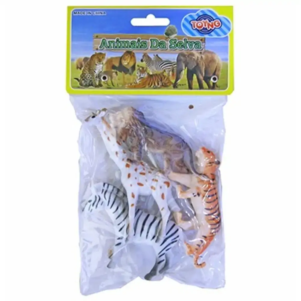 Kit Toyng Animais Da Selva C/04 Ref.81662
