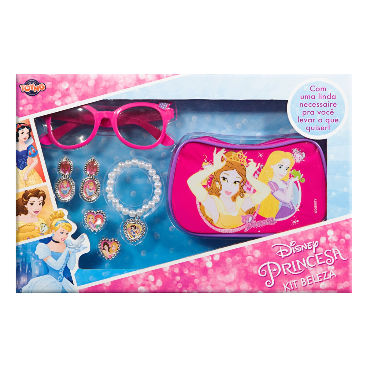 Kit Brinquedo De Beleza Princesa Disney Toyng