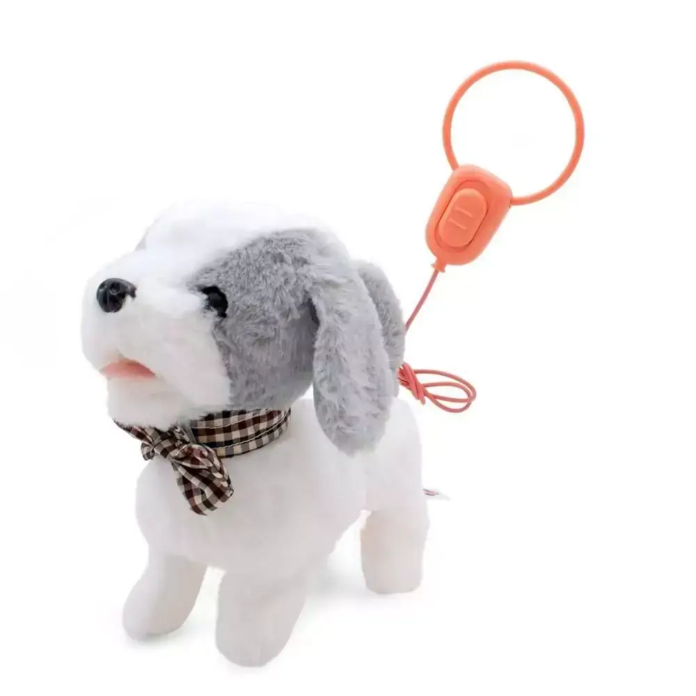 Cachorrinho Controle Remoto com Fio - Branco e Cinza - PlayFull Pets - Toyng