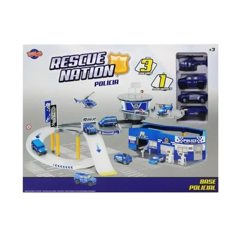 Kit Garagem Policial - Toyng 43581