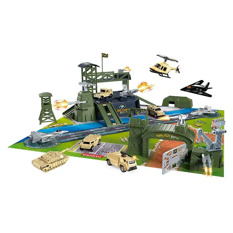 Kit Base Militar C/acess.rescue Toyng
