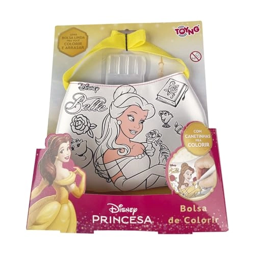 Toyng Disney Bolsa Para Colorir Bela