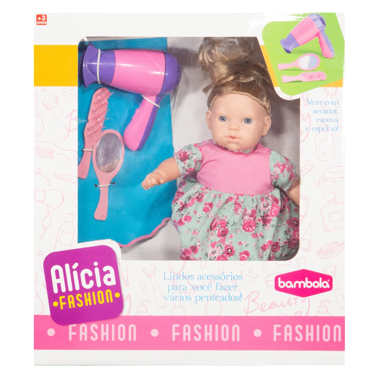 Boneca De Brinquedo Alícia Fashion Bambola