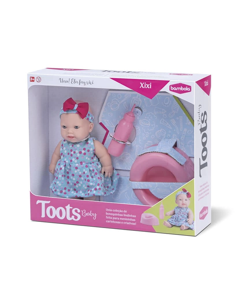 Brinq Bambola Boneca Toots Xixi Un