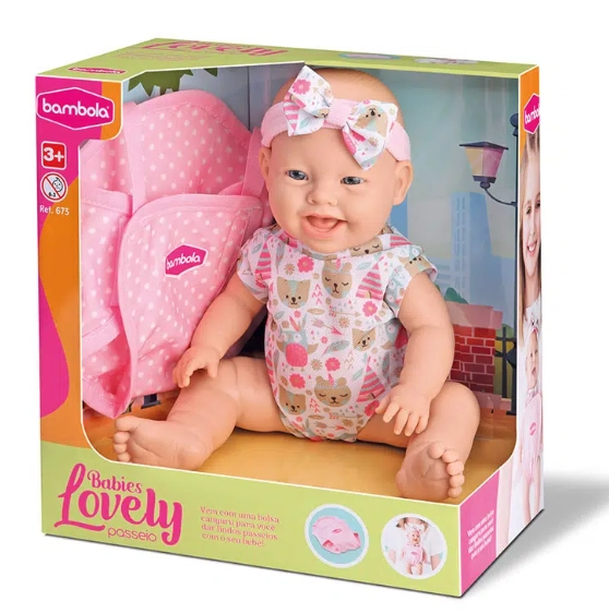 Boneca Lovely Babies Passeio Bambola