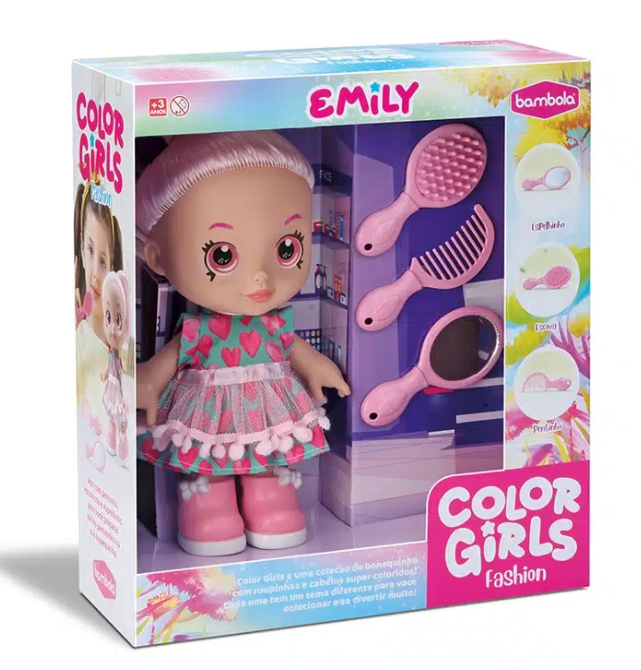 Boneca Color Girls Fashion Emily
