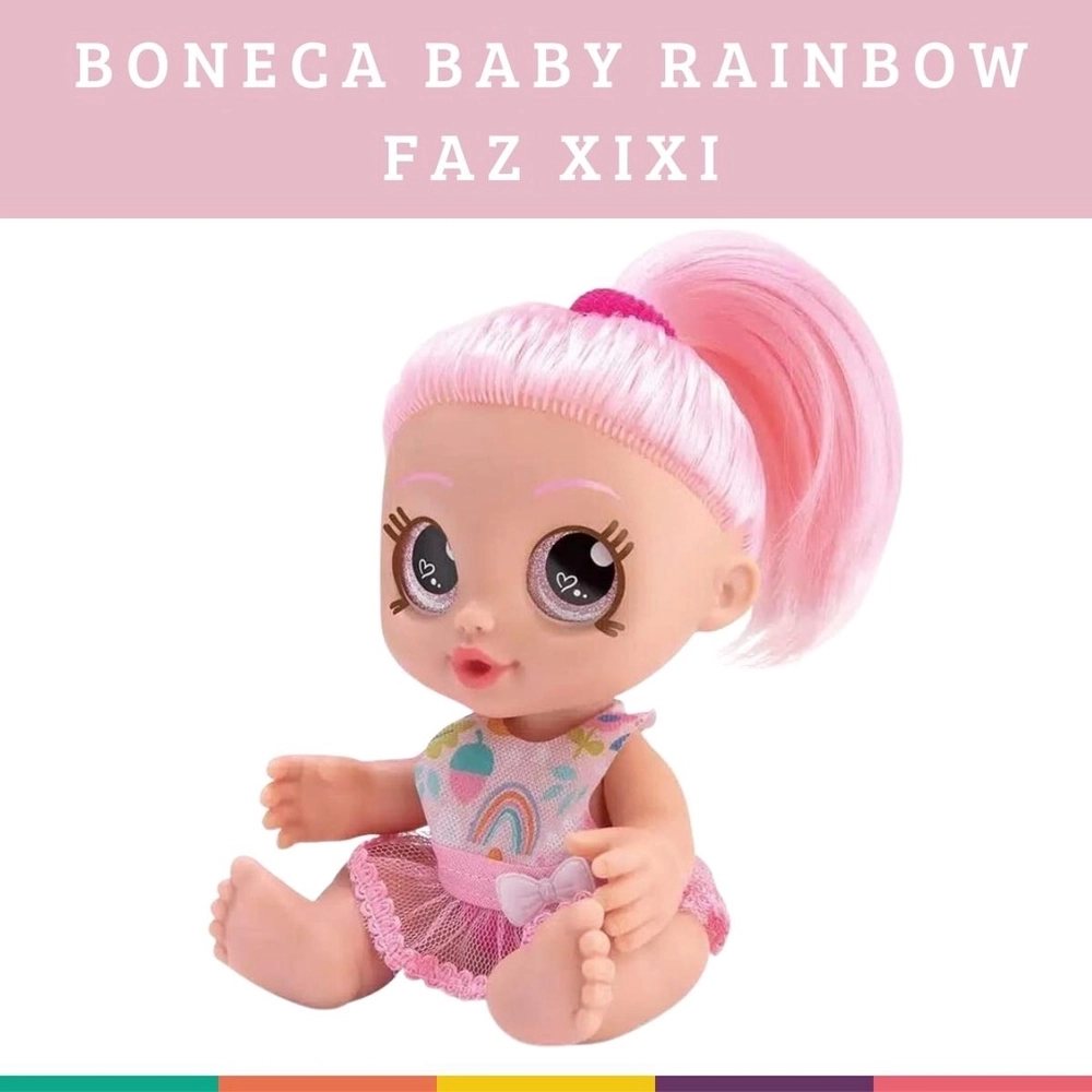 Boneca Baby Rainbow Faz Xixi 817