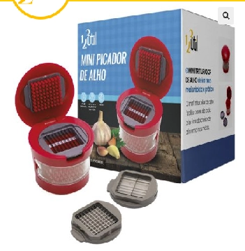 Mini Picador De Alho Vermelho Ref.ud678