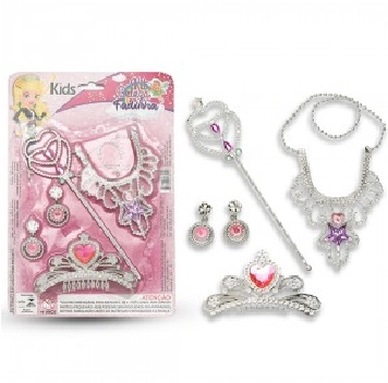 Kit Beleza Colar/brinco C/acessorio Fadinha R.bd44