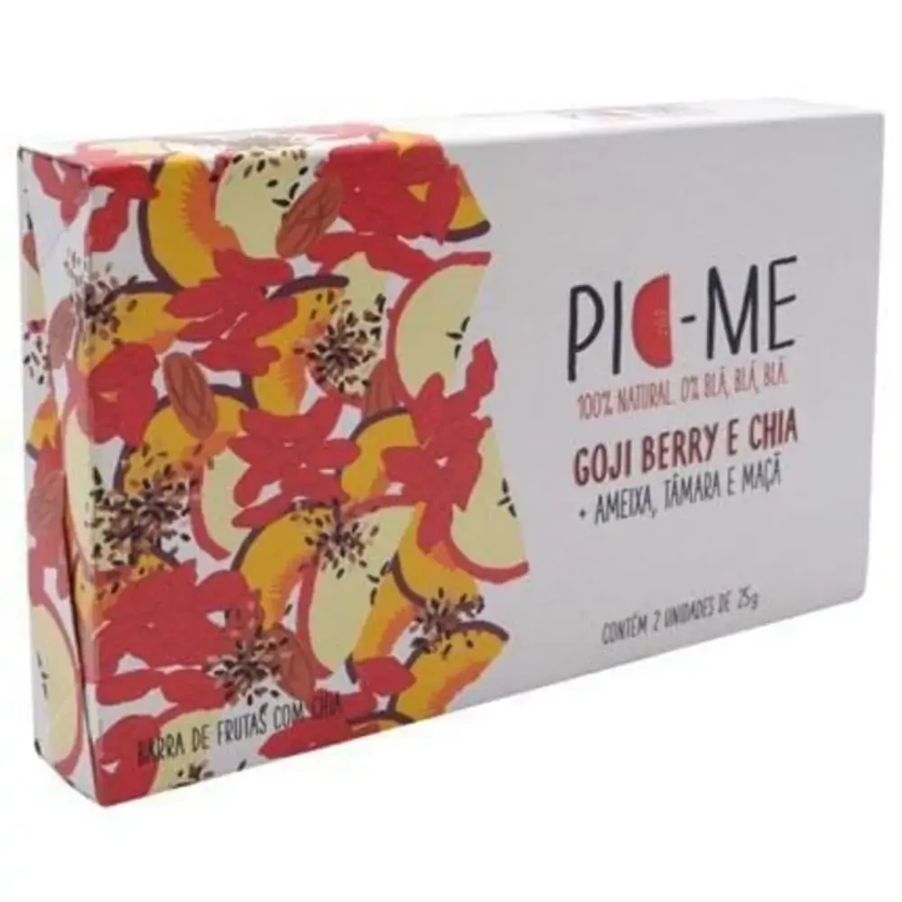 Barra Frutas Pic Me 25g Goji Berry E Chia