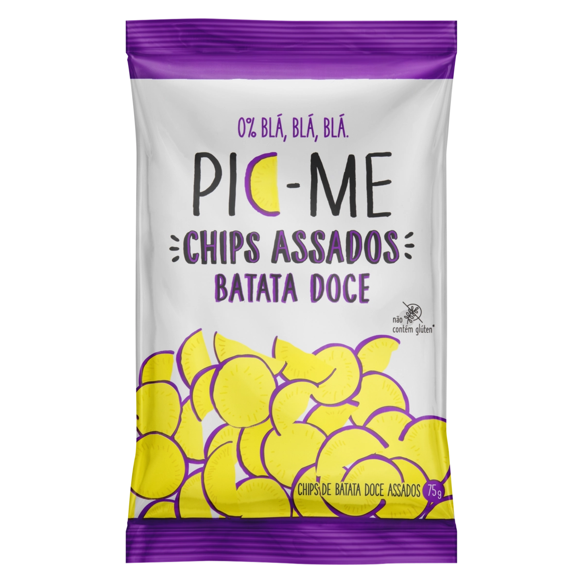 Chips Batata Doce Pic Me Pacote 75g