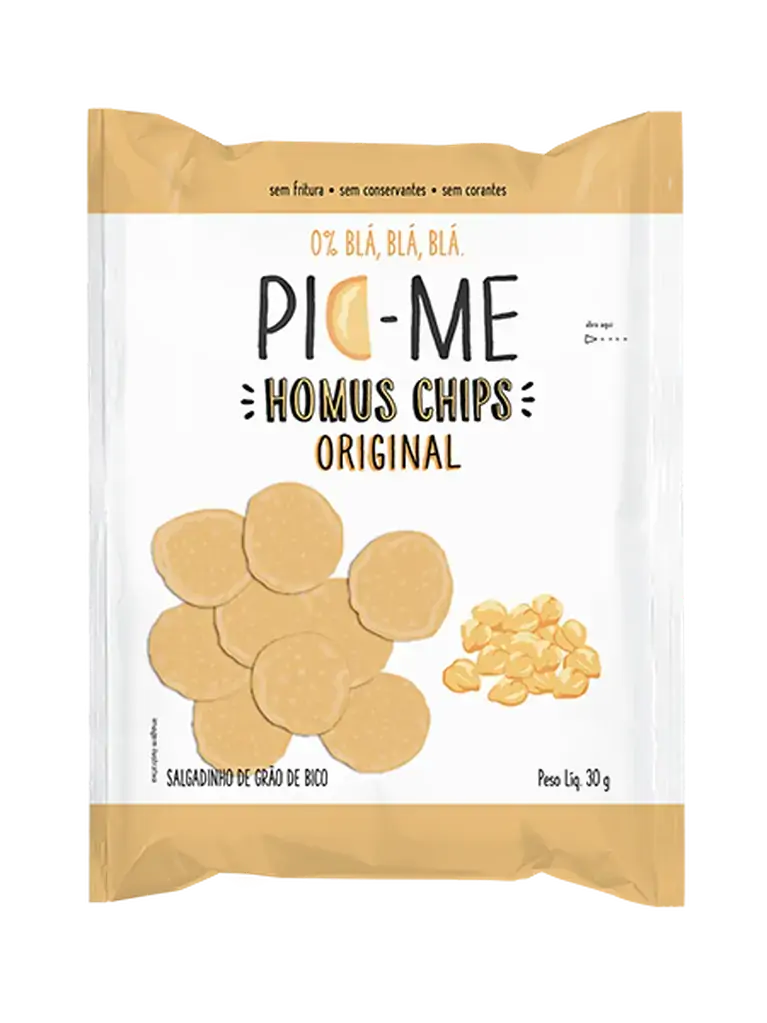 Homus Chips Original Pic Me Pacote 30g
