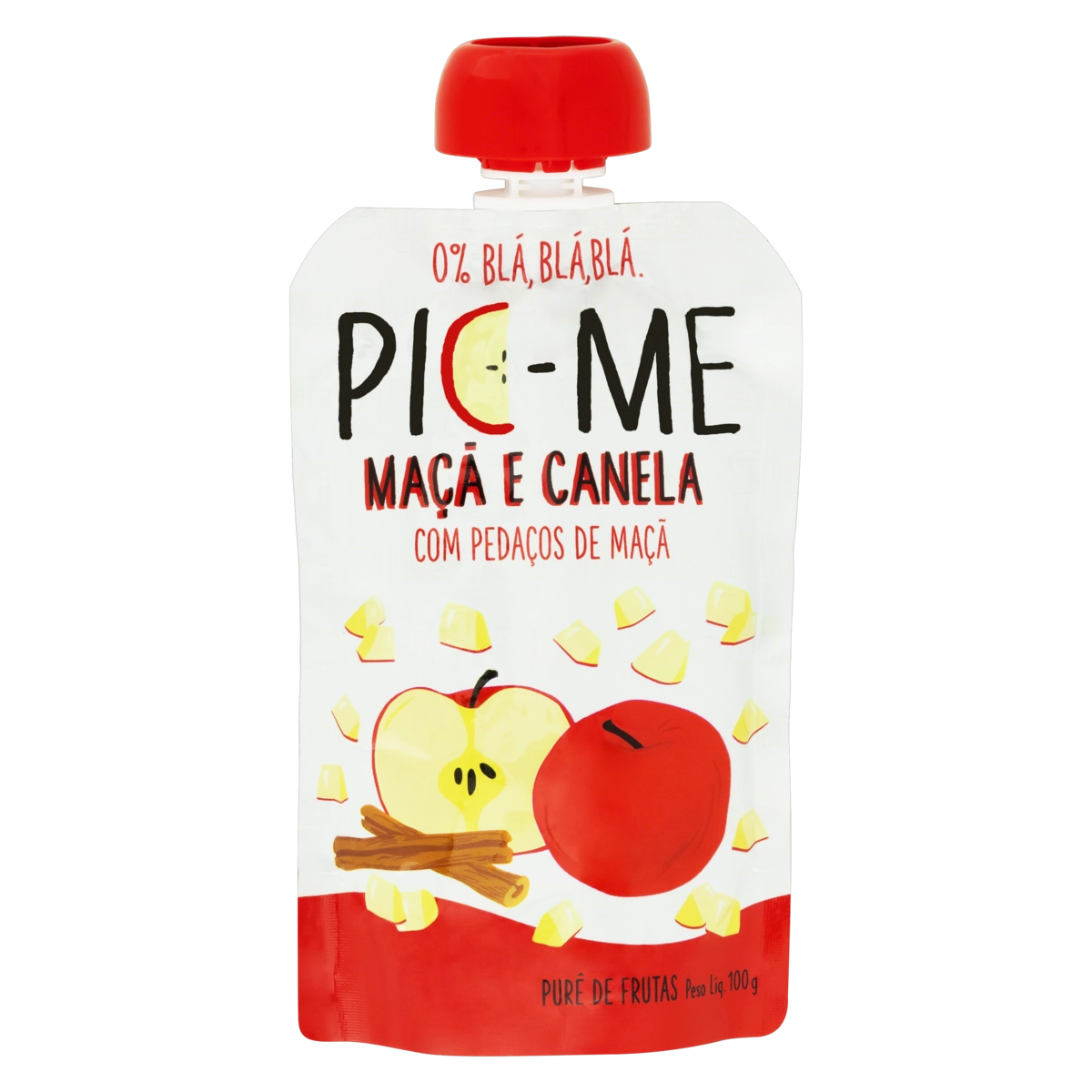 Purê de Frutas Pic Me Maçã com Canela 100 g