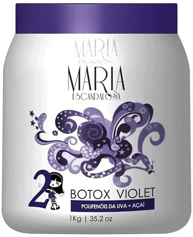 Mascara Maria Escandalosa Botox Violet 1kg