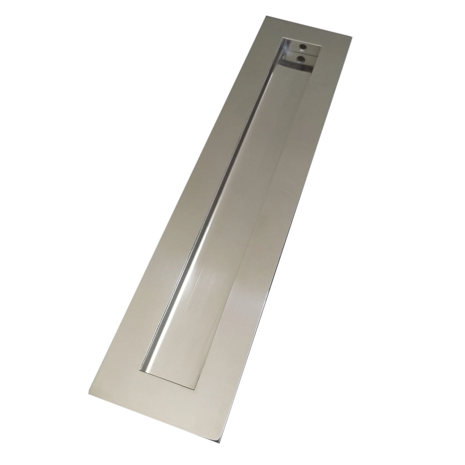 Puxador para Porta de Madeira Concha Aço Inox Polido 1 peça Vesfer