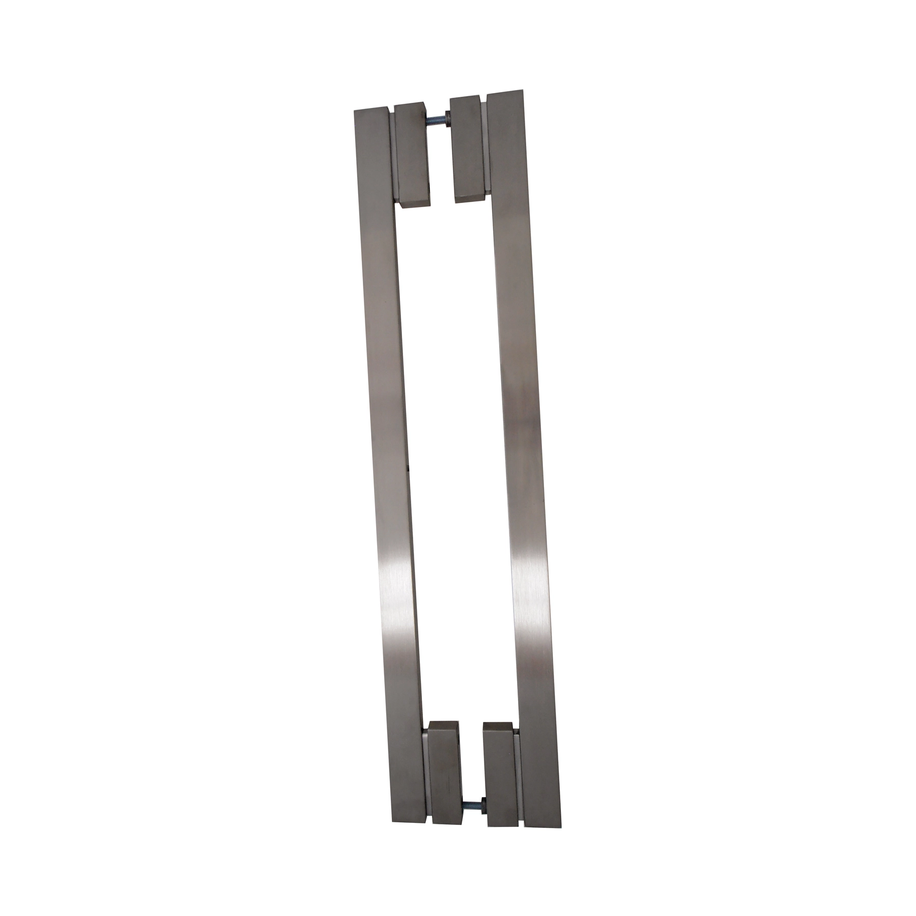 Puxador Para Porta de Madeira, Vidro e Metal Barra Reta 120cm Aço Inox Escovado
