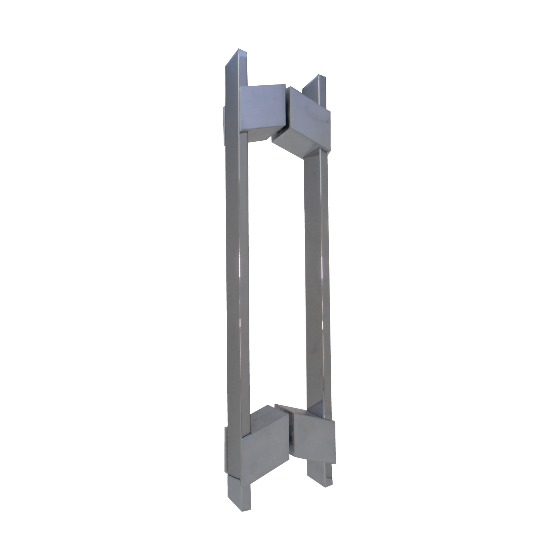 Puxador Para Porta de Madeira, Vidro e Metal Barra Reta 60cm Aço Inox Polido