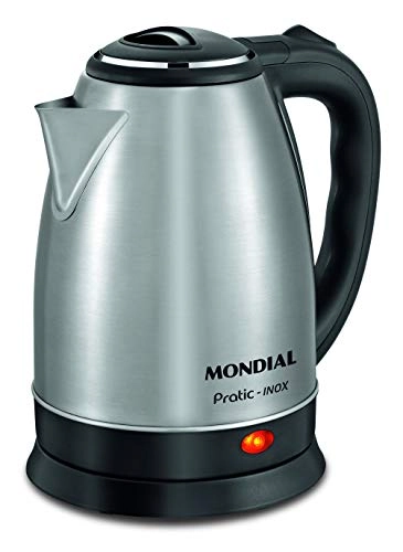 Chaleira Elétrica MONDIAL Inox e Preto CE06 IN 220V