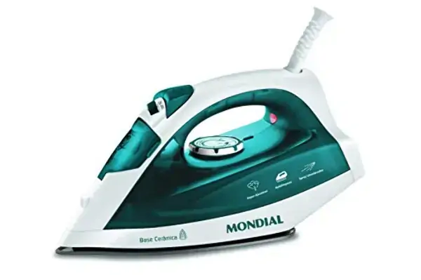 Ferro Passar Mondial A Vapor Azul Nf 34 127v