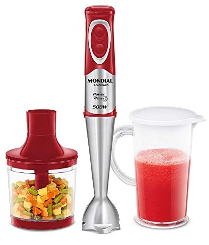 Mixer Mondial Premium Red M10 Com Função Turbo 500w