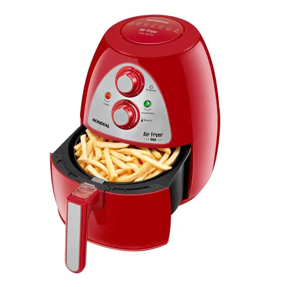 Fritadeira Mondial Airfryer Af14 110 Volts Vermelha