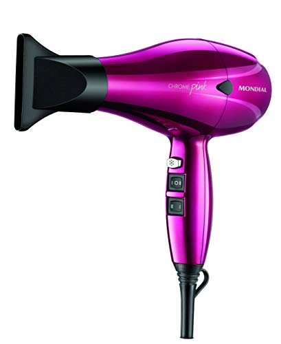 Secador Mondial Chrome Pink Line 2v 2000w Sc33 127v