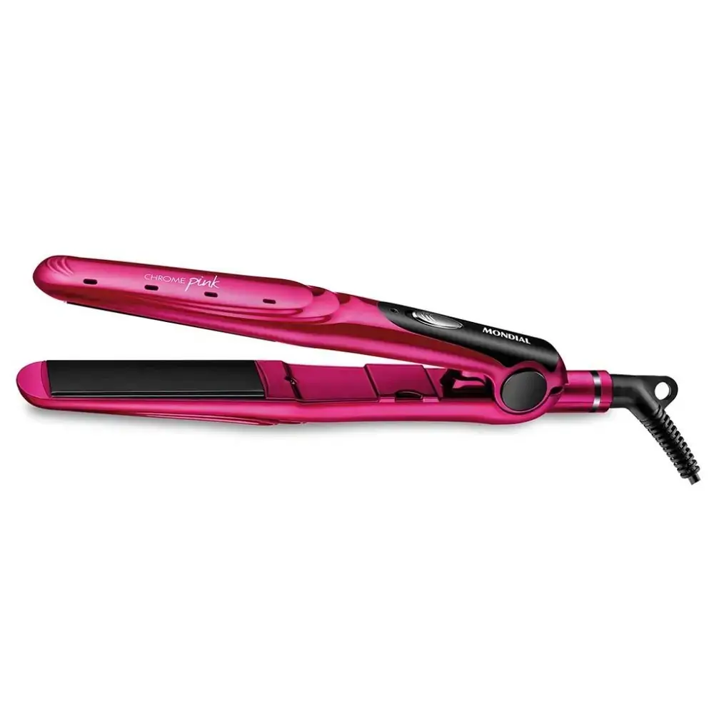 Prancha Alisadora Mondial Chrome Pink P 19 Bivolt