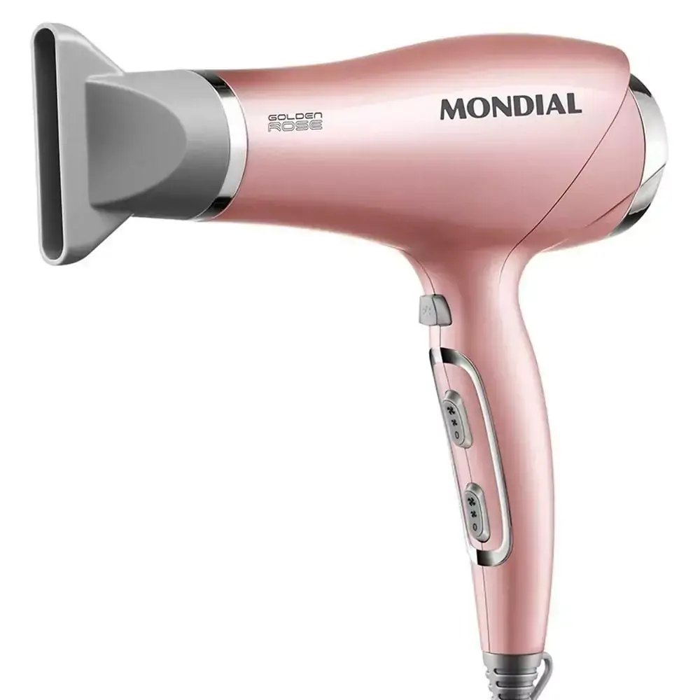 Secador Mondial SC-32, 2000W, 3Temp. 2 Vel, Rosa - 220V