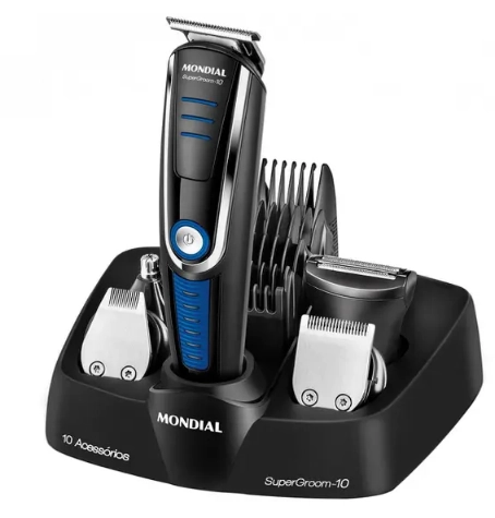Aparador de Pelos Mondial BG03 Preto - Bivolt