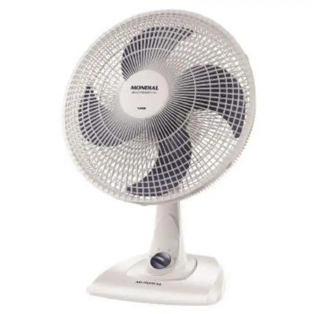 Ventilador Mesa Mondial 140w 40 V45 4p Branco/azul 127v