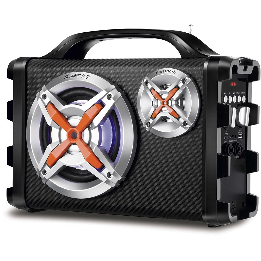 Caixa Amplificada Mondial Mco 09 100w Preto/laranja Na