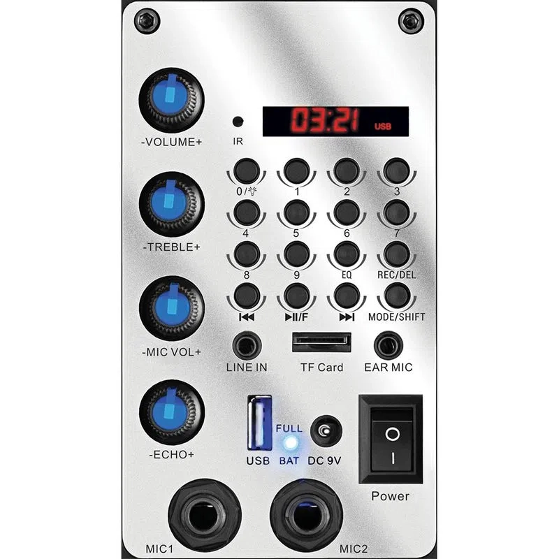 Caixa Amplificada Mondial Mco 13 Biv