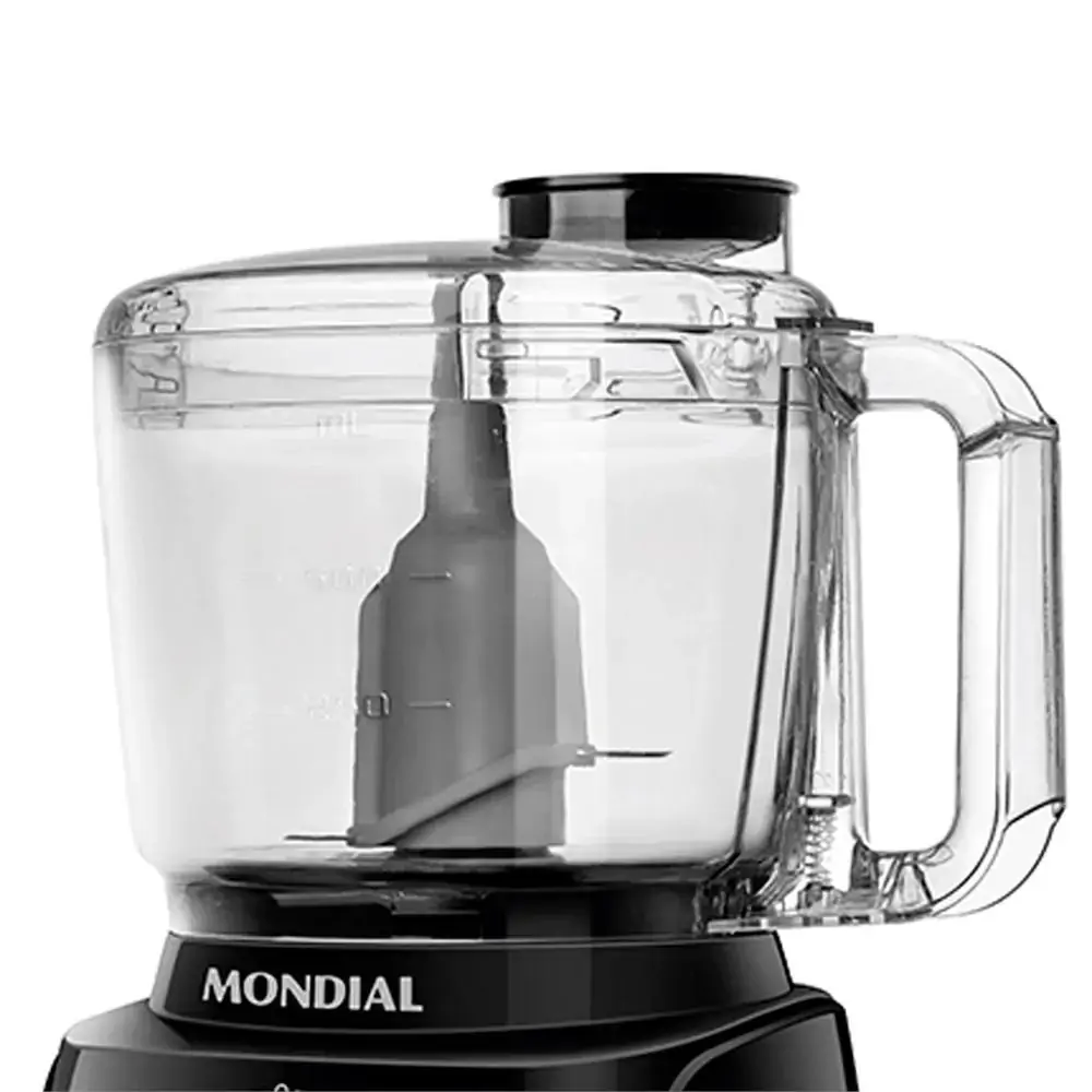 Mini Processador Turbo Pratic Mp-16-B Preto 127v